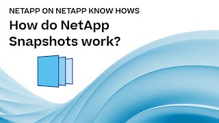 How do NetApp Snapshots work  NetApp on NetApp Know Hows [upl. by Rolyt]