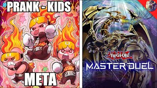 PRANKKIDS RagazziBirichini Deck DIVERTENTE e in META  Yugioh Master Duel [upl. by Ahtelat]