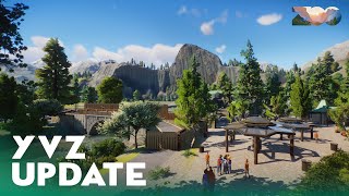 Yosemite Valley Zoo Update  Planet Zoo Sandbox Zoo Next Steps [upl. by Randell298]