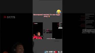 Ishowspeed reacted on nae Nigga Song lmao 😂😂 ishowspeed ishowspeedshorts viralvideo funny [upl. by Fanchan533]