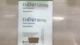 EmEnd capsule Aprepitant MSD company تعرف على هذا الدواء مع الصيدلي ليث الموسوي [upl. by Rowell15]