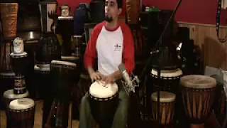 X8 Drums Kalimantan 12quot Djembe Drum [upl. by Aneed]