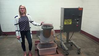 Corenco Model M12DA Disintegrator Demonstration [upl. by Grover]