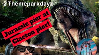 Clacton piers new Jurassic pier 2023 [upl. by Toiboid250]