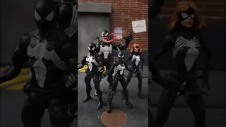 Marvel Legends Venom Symbiote Family Display marvellegends spiderman venomvsspiderman figures [upl. by Fanchette]