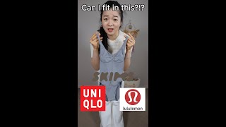 First time in bodysuitCan I fit Clothing Haul amp Try On  Uniqlo Lululemon amp Skims  QuingStar [upl. by Eletnahs437]