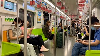 Full Journey Shanghai Metro line 2 POV Lujiazui  Longyang Road [upl. by Absalom]