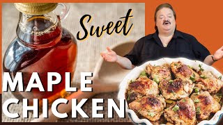 These Maple Chicken Thighs will blow your mind Juicy Baked Chicken Thighs [upl. by Alleusnoc236]