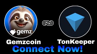 How To Connect Gemzcoin To TonKeeper Wallet gemzcoin gemzdailycombo [upl. by Mayyahk122]