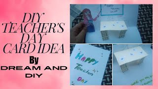 teachers day card idea Pop up teachers day card idea  diy teachersday video easy [upl. by Eicram]