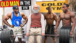 Old Man Powerlifter At Golds Gym  Anatoly GYM PRANK [upl. by Eidahs]