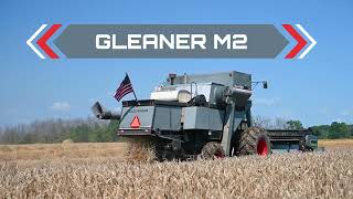 Gleaner M2 doing wheat in Wisconsin [upl. by Mitchael976]