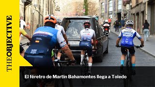 El féretro de Martín Bahamontes llega a Toledo [upl. by Kartis]