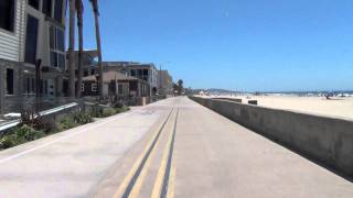 Pacific Beach  Mission Beach boardwalk San Diego Ca HD [upl. by Steffane]