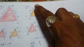 Similar triangles 10th maths chapter8 try this first bit pg no 207  sri pragna [upl. by Abram]