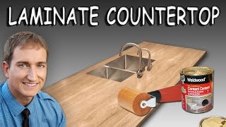 How To Install Sheet Laminate On A Countertop [upl. by Fidelity831]