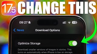 iOS 175  16 Settings You NEED to Change Immediately [upl. by Dduj]