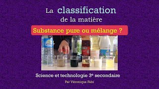 Substance pure ou mélange ST3 [upl. by Ahselet811]