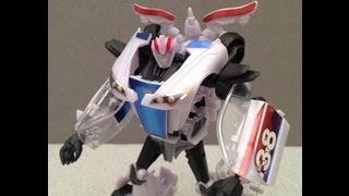 TRANSFORMERS PRIME SMOKESCREEN ARMS MICRON TAKARA TOY REVIEW [upl. by Ellennahc]