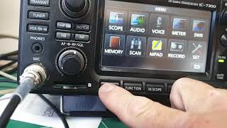 Wsjtx icom ic7300 win10 setting audio levels [upl. by Bruni276]