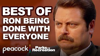 Ron Swanson Zero patience edition  Parks and Recreation [upl. by Hewett110]