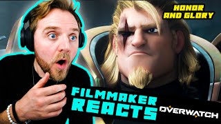 FILMMAKER REACTS TO OVERWATCH HONOR AND GLORY CINEMATIC [upl. by Scandura]