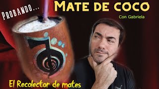 Probando mate con coco y otras hierbas con Gabriela [upl. by Forsta]