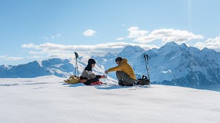 Lhiver à deux dans les Pyrénées [upl. by Namsaj]