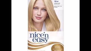 Clairol Nice n Easy 10 87 Natural Ultra Light Blonde Permanent Hair Color 1 Kit [upl. by Fancy]