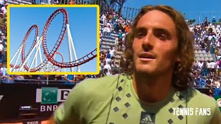 Stefanos Tsitsipas quotIts a Roller Coasterquot  Rome 2022 HD [upl. by Garate]