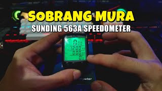 MURANG SPEEDOMETER  SUNDING 563A WIRED BIKE COMPUTER [upl. by Kolnick]