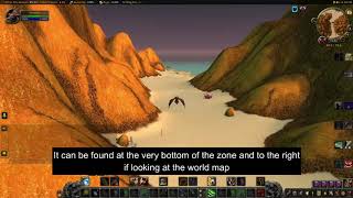 World of Warcraft  Explore Tanaris Achievement  Lands End Beach Location [upl. by Nyberg978]