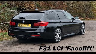 2017 LCI F31 BMW 330D M Sport Touring  Our first LCI model reviewed  condition and specification [upl. by Haisoj306]