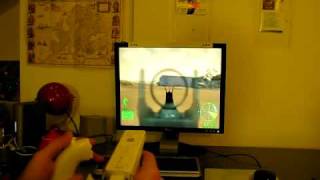 wiimote and fps game on ubuntu [upl. by Pentheas]