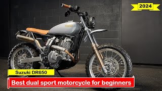 2024 Best dual sport motorcycle for beginners Suzuki DR650 [upl. by Erialb]