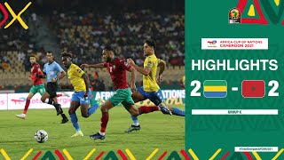 Gabon 🆚 Morocco Highlights  TotalEnergiesAFCON2021  Group C [upl. by Nylsoj]