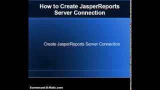 JasperStudio Connect to JasperReports Server 550 [upl. by Yelra]