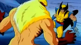 XMEN THE ANIMATED SERIES quotWolverine vs Sabretoothquot Clip 1992 [upl. by Epstein5]