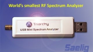 Worlds Smallest Economical RF Spectrum Analyzer to 8GHz [upl. by Sivrahc]