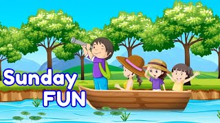 Sunday Fun Song  Days of the Week Poem Poem for Kids  Kidsjourney [upl. by Flo]