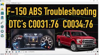 F150 All Systems FreakOut  ABS Codes C0031 C0034 Troubleshooting amp How To Repair C003176 [upl. by Tohcnarf]