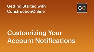 Customizing Your Account Notifications [upl. by Oirottiv]