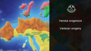 Variská orogeneze Variscan orogeny [upl. by Sinnaoi]