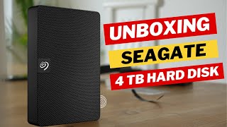 Seagate Expansion 4 TB External HDD Unboxing amp Review [upl. by Ymme]