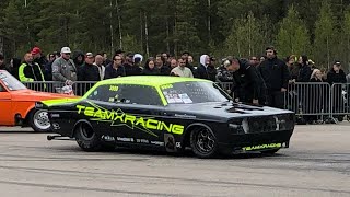 Team X Racing 1400hk Volvo 140 på EDPS Emmaboda 2022 [upl. by Yerkovich]