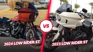 2024 Harley Davidson Low Rider ST VS 2023 Harley Davidson Low Rider ST [upl. by Elleina]