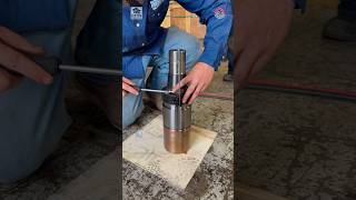 Trailer axle spindle replacement  Full Process asmr repair truck semi shorts automobile [upl. by Etolas]