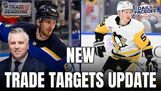 NEW UPDATED NHL Trade Targets List  Frank Seravalli  Daily Faceoff Live [upl. by Arded]