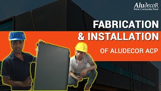 Fabrication amp Installation of Aludecor Aluminium Composite Panel [upl. by Julienne]