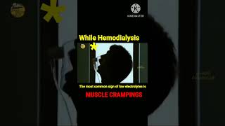 HEAMODIALYSIS amp MUSCLE CRAMPS SPASMS youtubeshorts biology neet medicalmemes science [upl. by Eizzil]